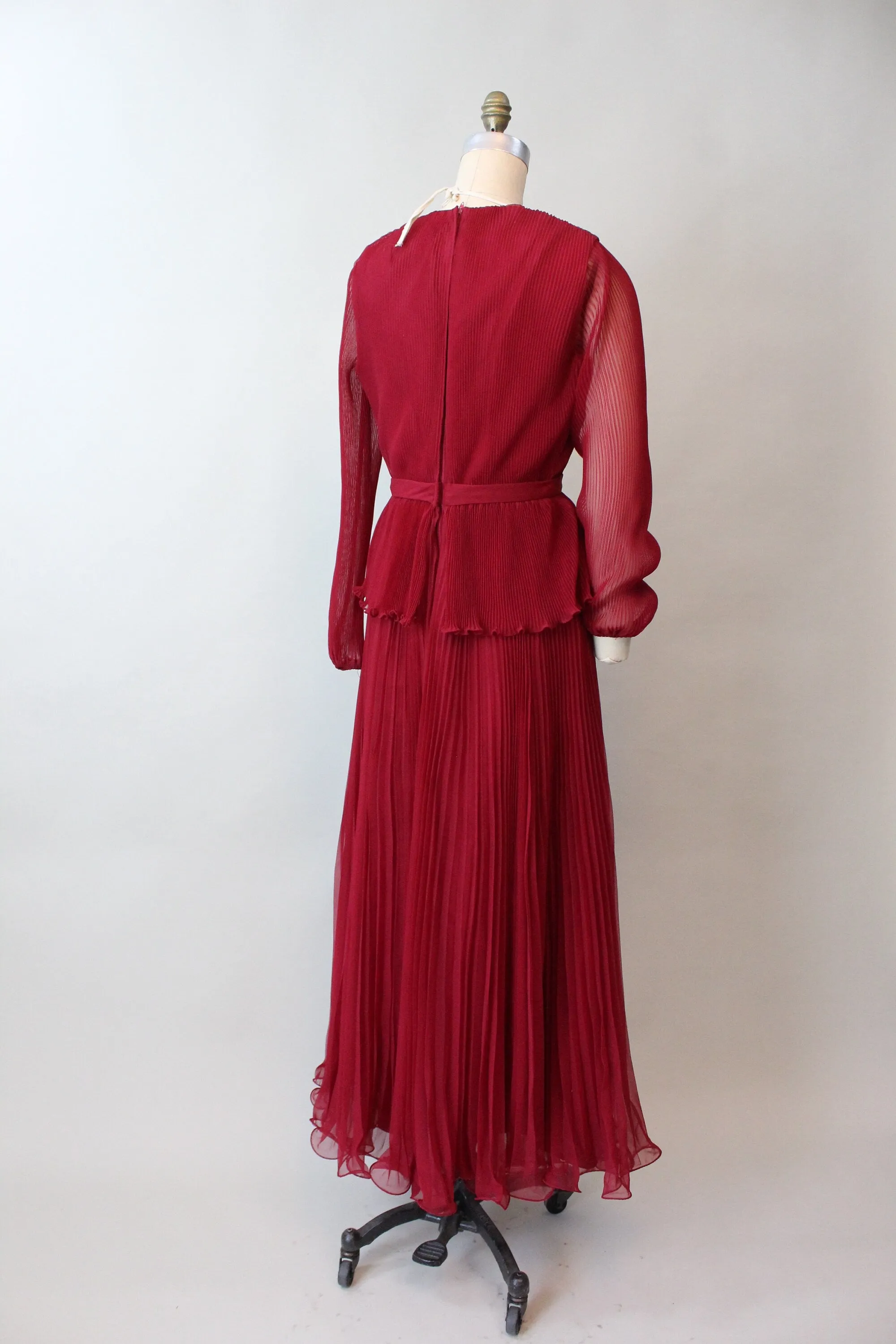 1960s MISS ELLIETTE ACCORDIAN pleat dress medium | new fall