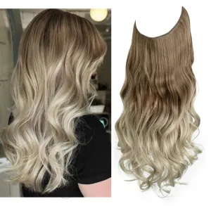 22 inch women hair extensions, chemical fiber matte high-temperature silk curly hair with many styles to choose from supporting customization