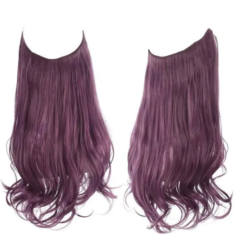 22 inch women hair extensions, chemical fiber matte high-temperature silk curly hair with many styles to choose from supporting customization
