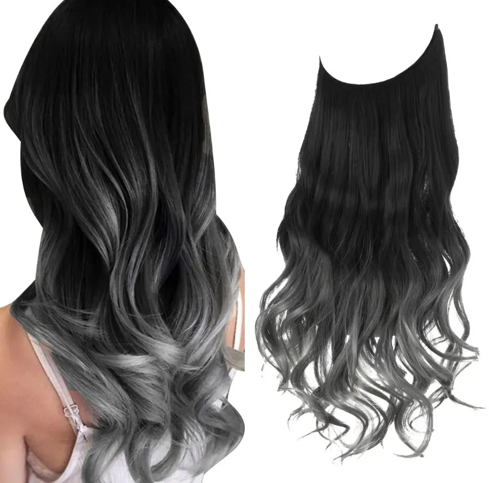 22 inch women hair extensions, chemical fiber matte high-temperature silk curly hair with many styles to choose from supporting customization
