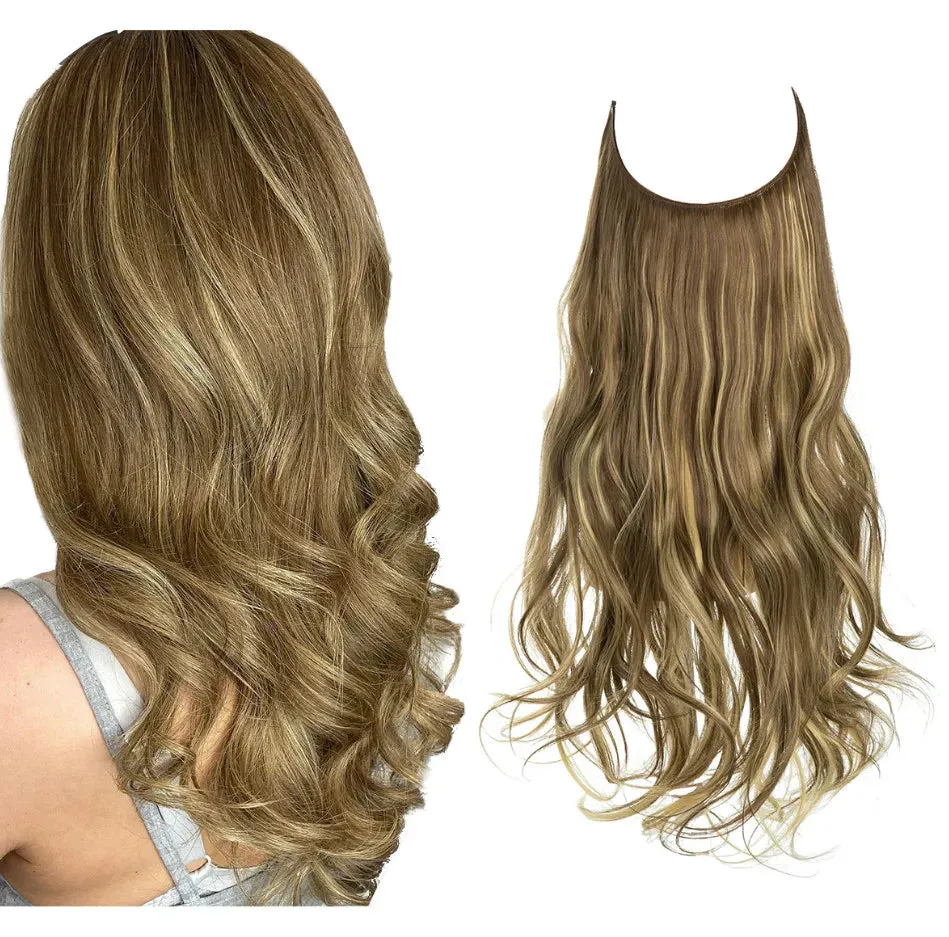 22 inch women hair extensions, chemical fiber matte high-temperature silk curly hair with many styles to choose from supporting customization