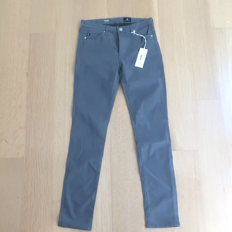 AG Prima Cigarette Leg Jeans Gray Stretch Cotton Size 26 NEW