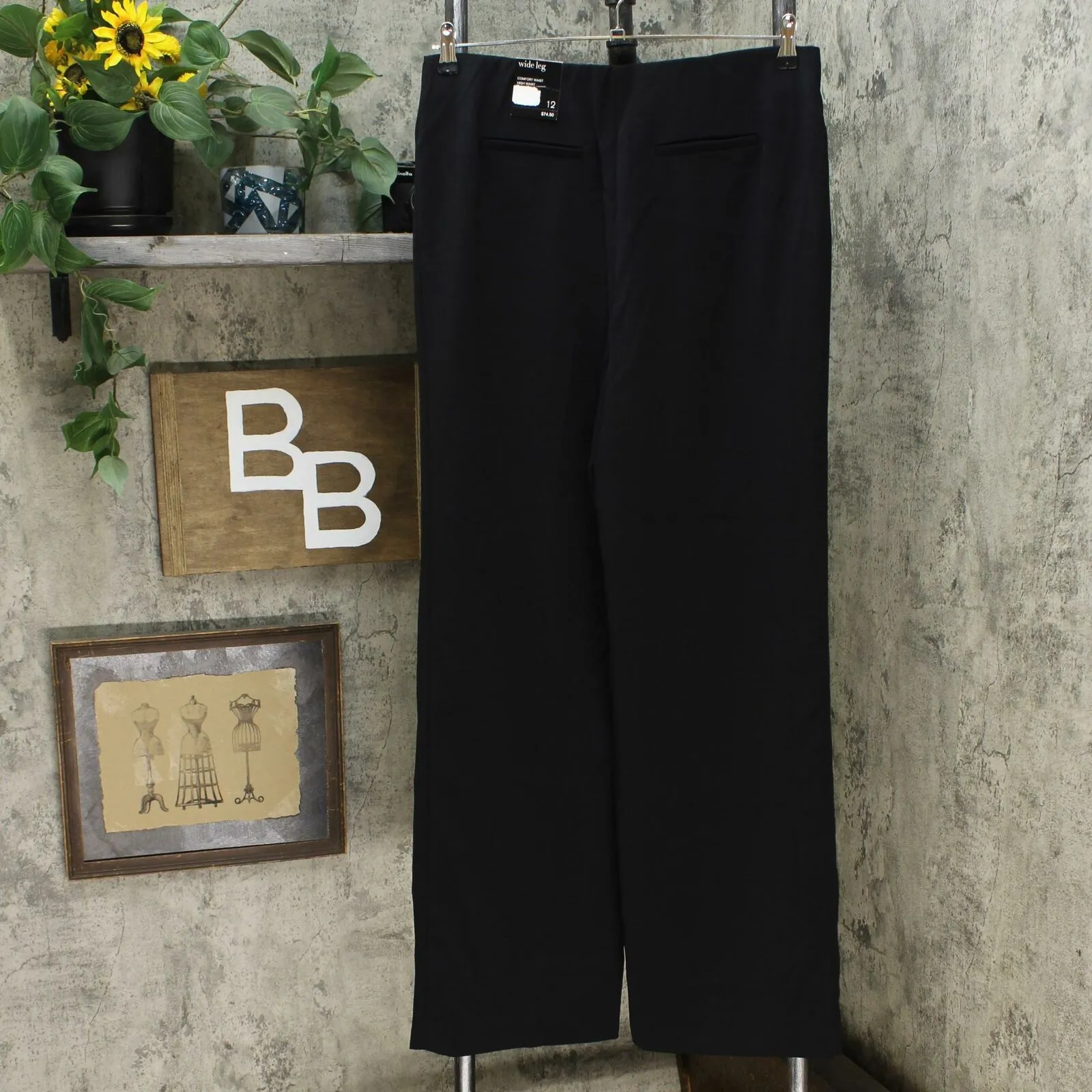 Alfani Women's Wide Leg Pleated Waist Trousers