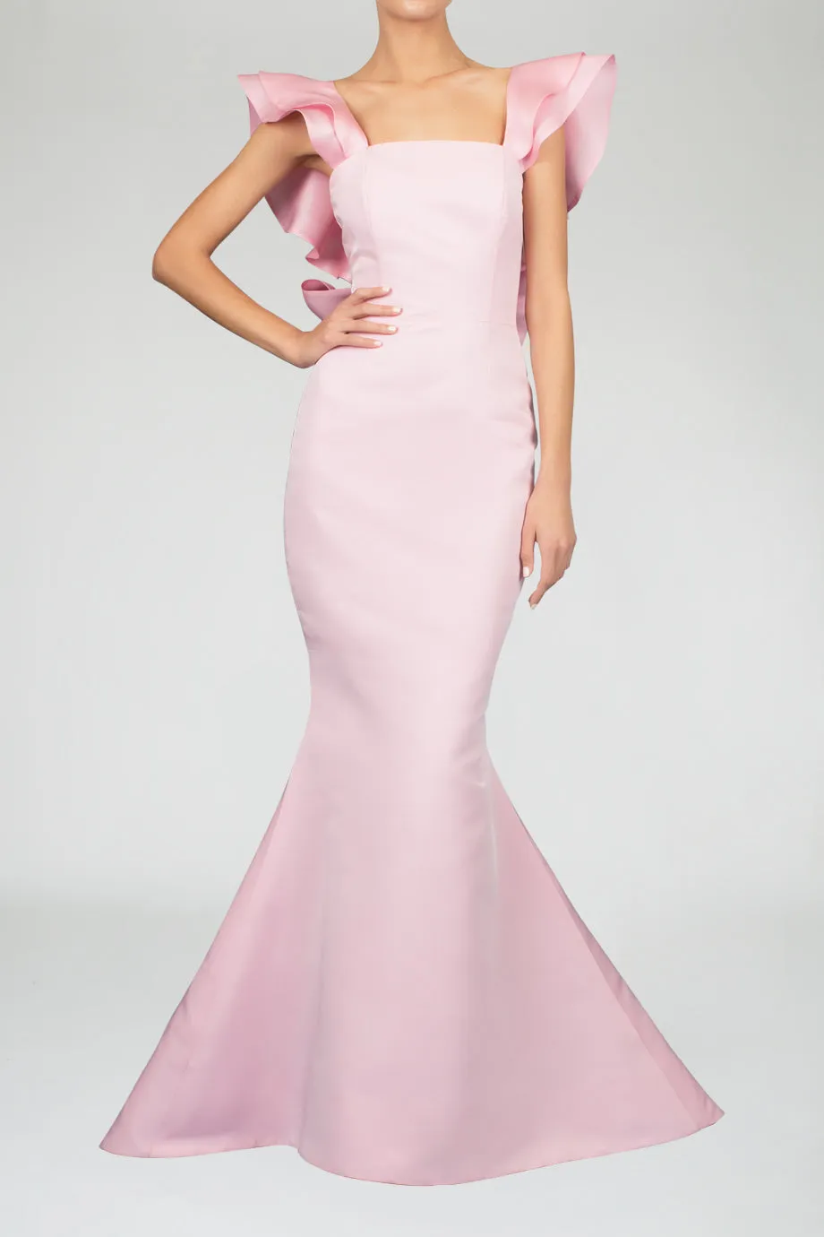 Amélie Silk Faille Mermaid Gown