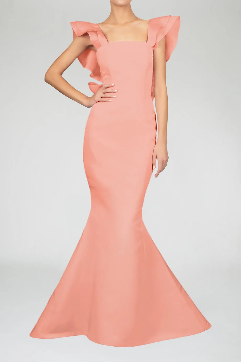 Amélie Silk Faille Mermaid Gown