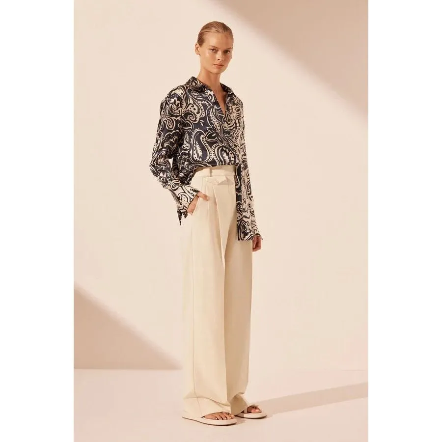 ANTHEA SILK RELAXED SHIRT