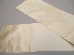 Antique Victorian silk satin wide ribbon