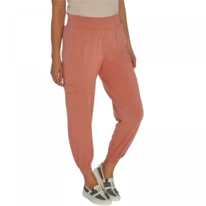 AnyBody Women's Petite Cozy Knit Cargo Jogger Pants