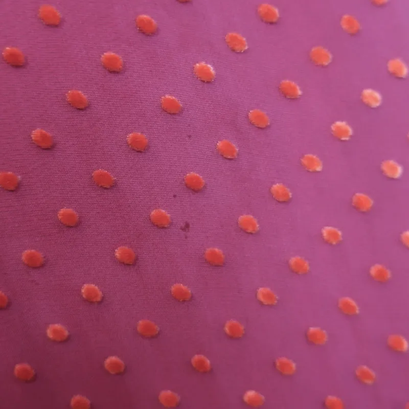 Badgley Mischka Beaded Polka Dot Gown Merlot Size 4 Sleeveless Maxi Dress