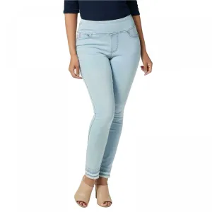 Belle by Kim Gravel Women's TripleLuxe Denim Double Fringe Jegging