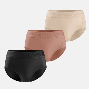Bria Bikini Brief - Multi-Packs - Skin Tones