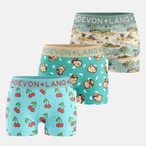 Bria Boyshort - Multi-Packs - Island/Puglie/Cherries