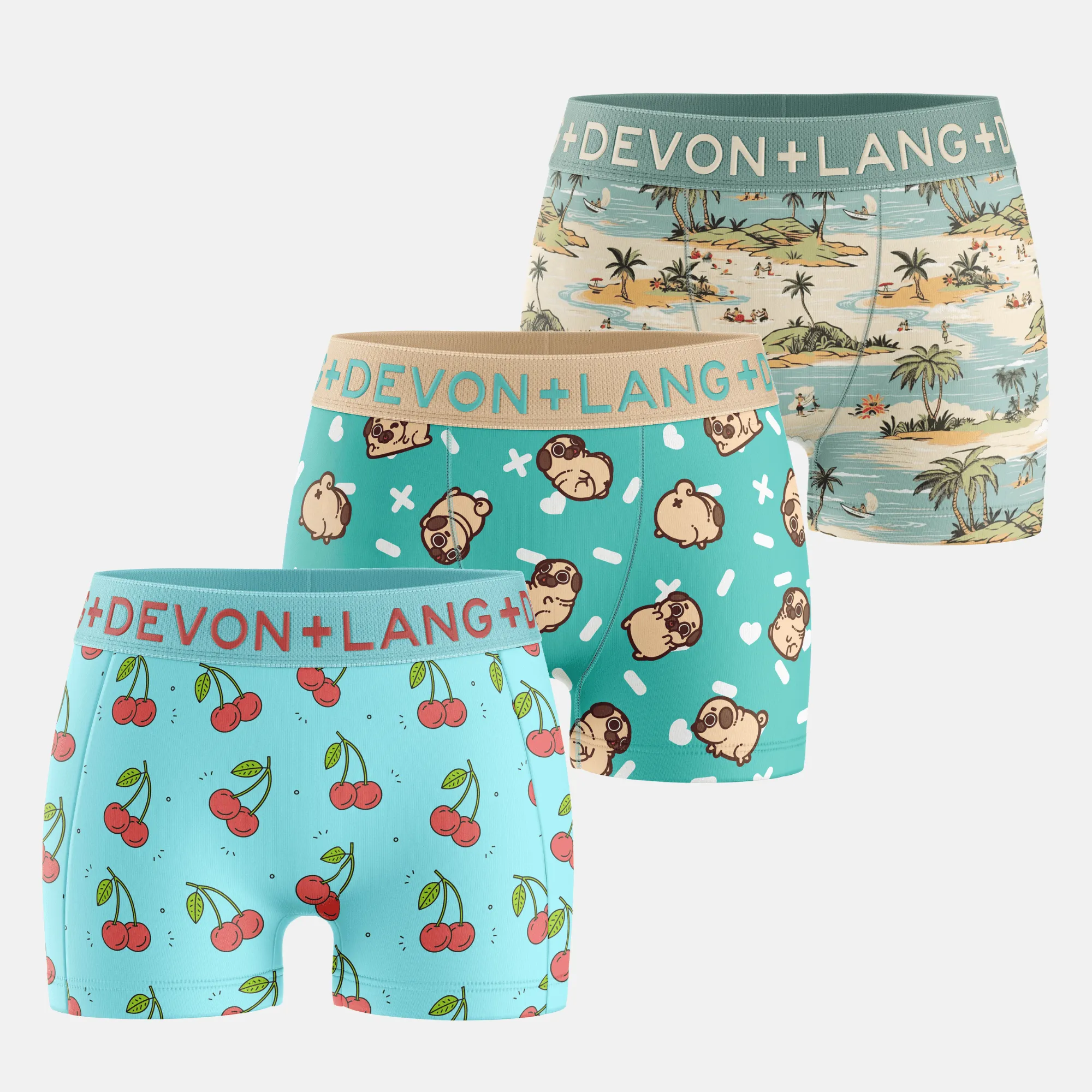 Bria Boyshort - Multi-Packs - Island/Puglie/Cherries