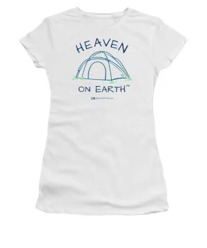 Camping/tent Heaven On Earth - Women's T-Shirt