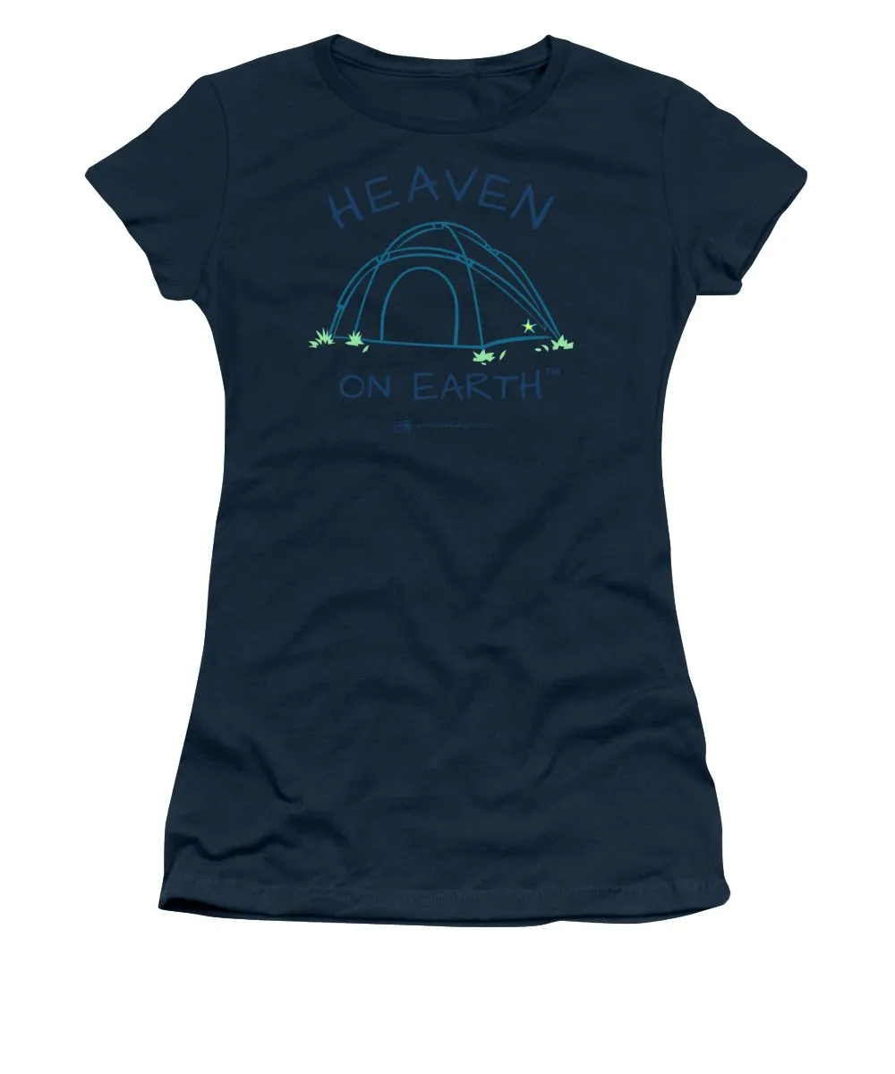 Camping/tent Heaven On Earth - Women's T-Shirt