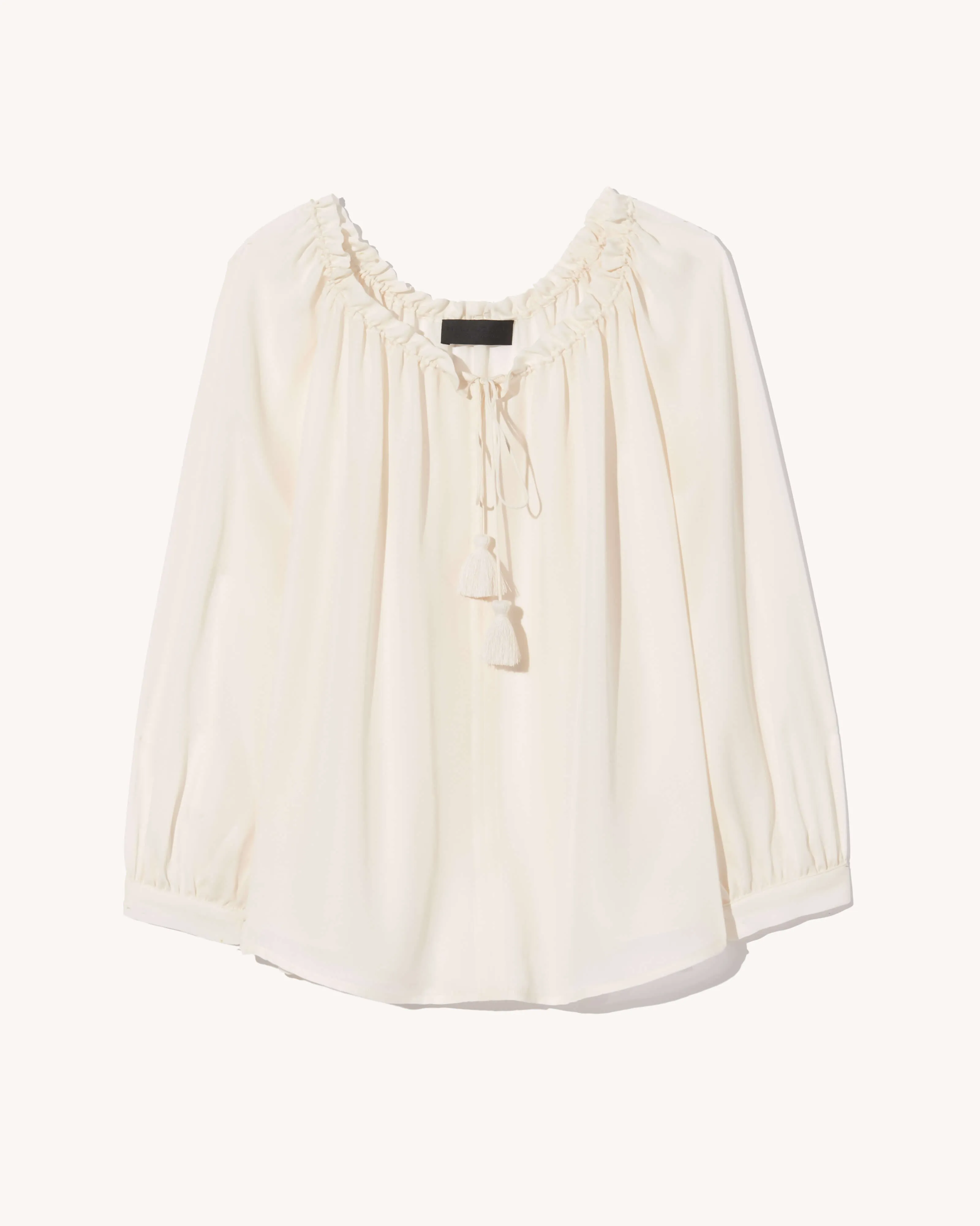 CARLEY S. SILK BLOUSE
