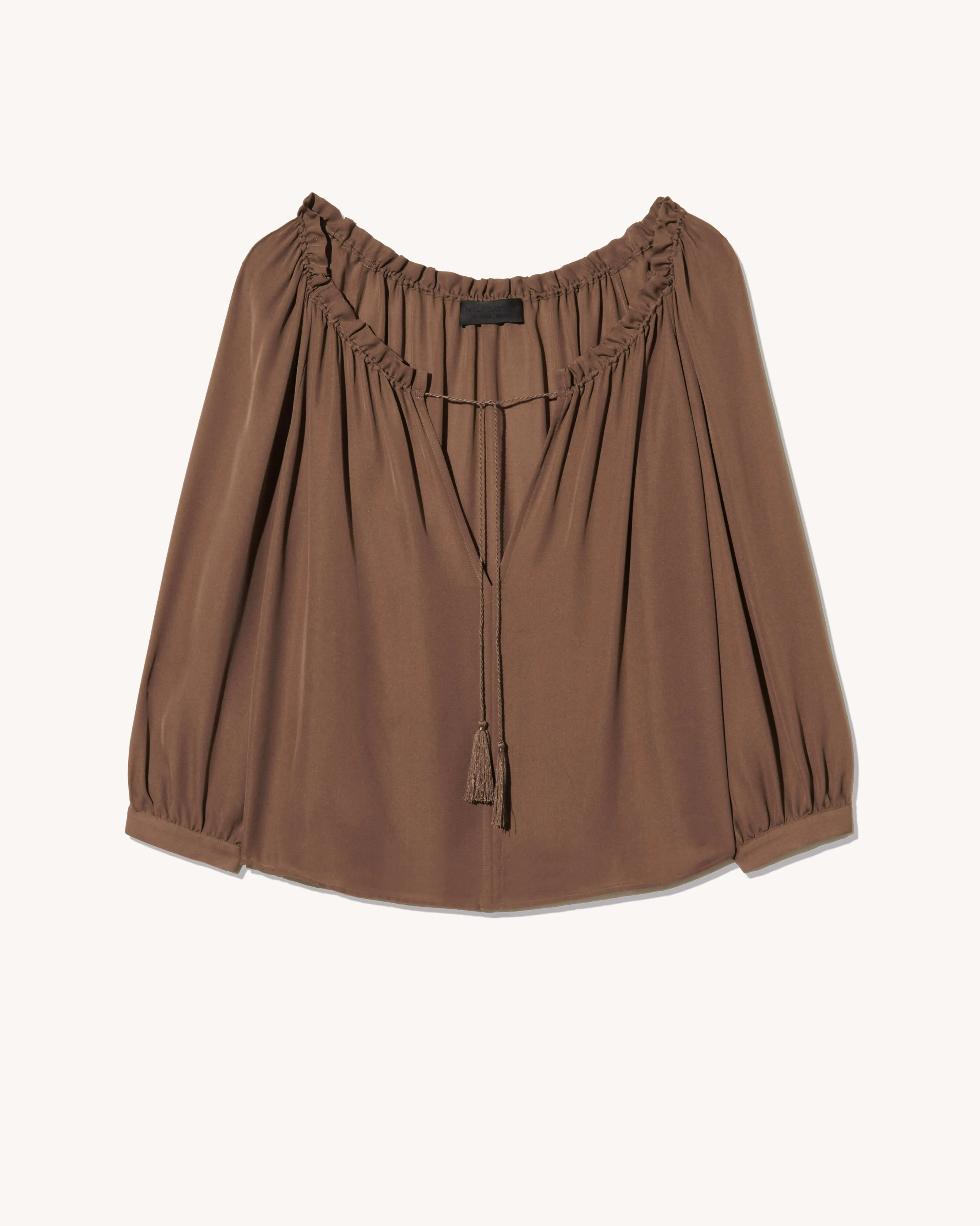 CARLEY S. SILK BLOUSE