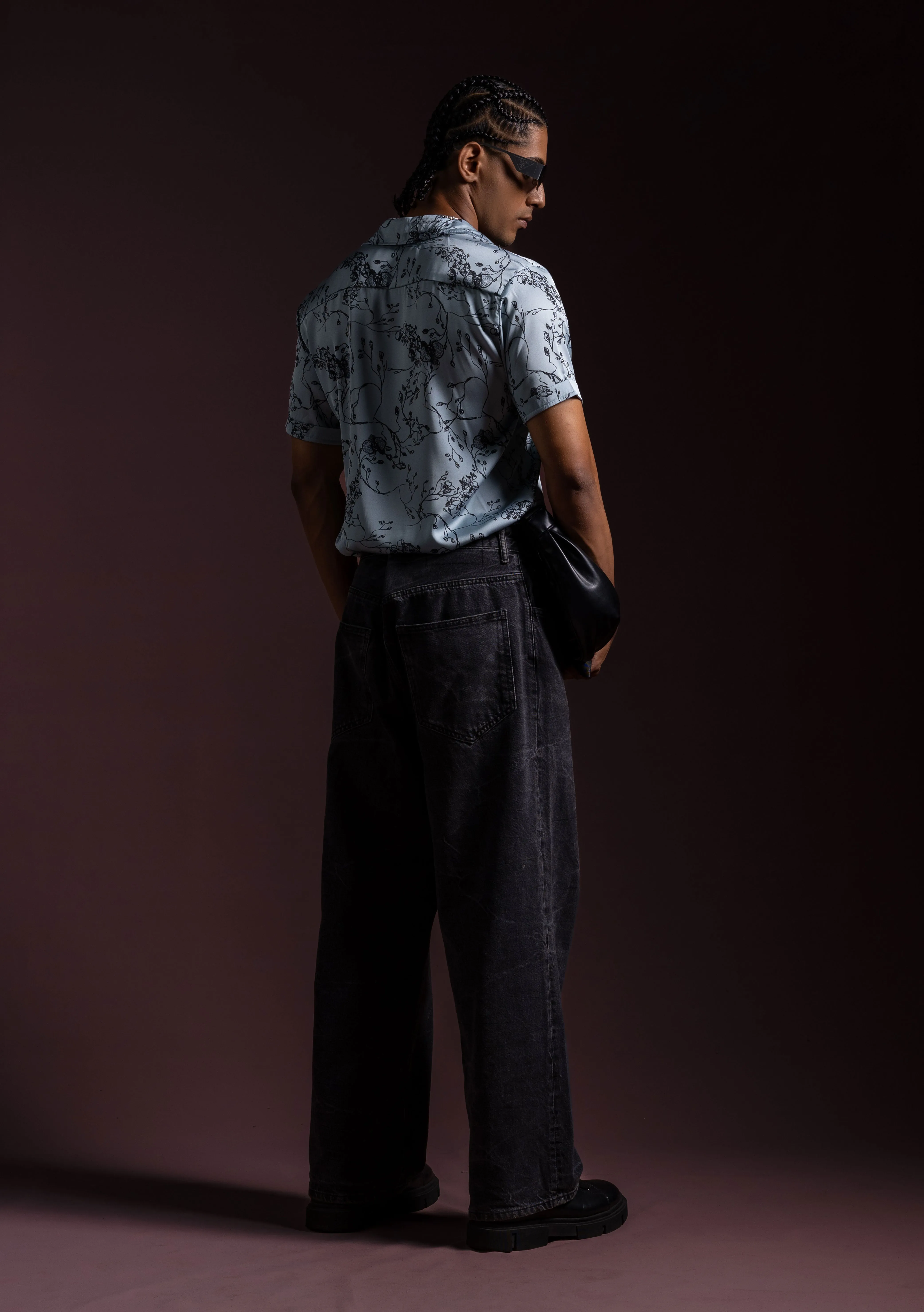Charcoal Orchid Shadow shirt