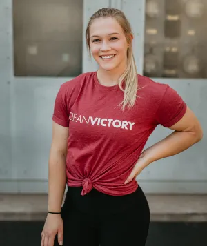 Clean Victory T-Shirt (Cardinal Red)