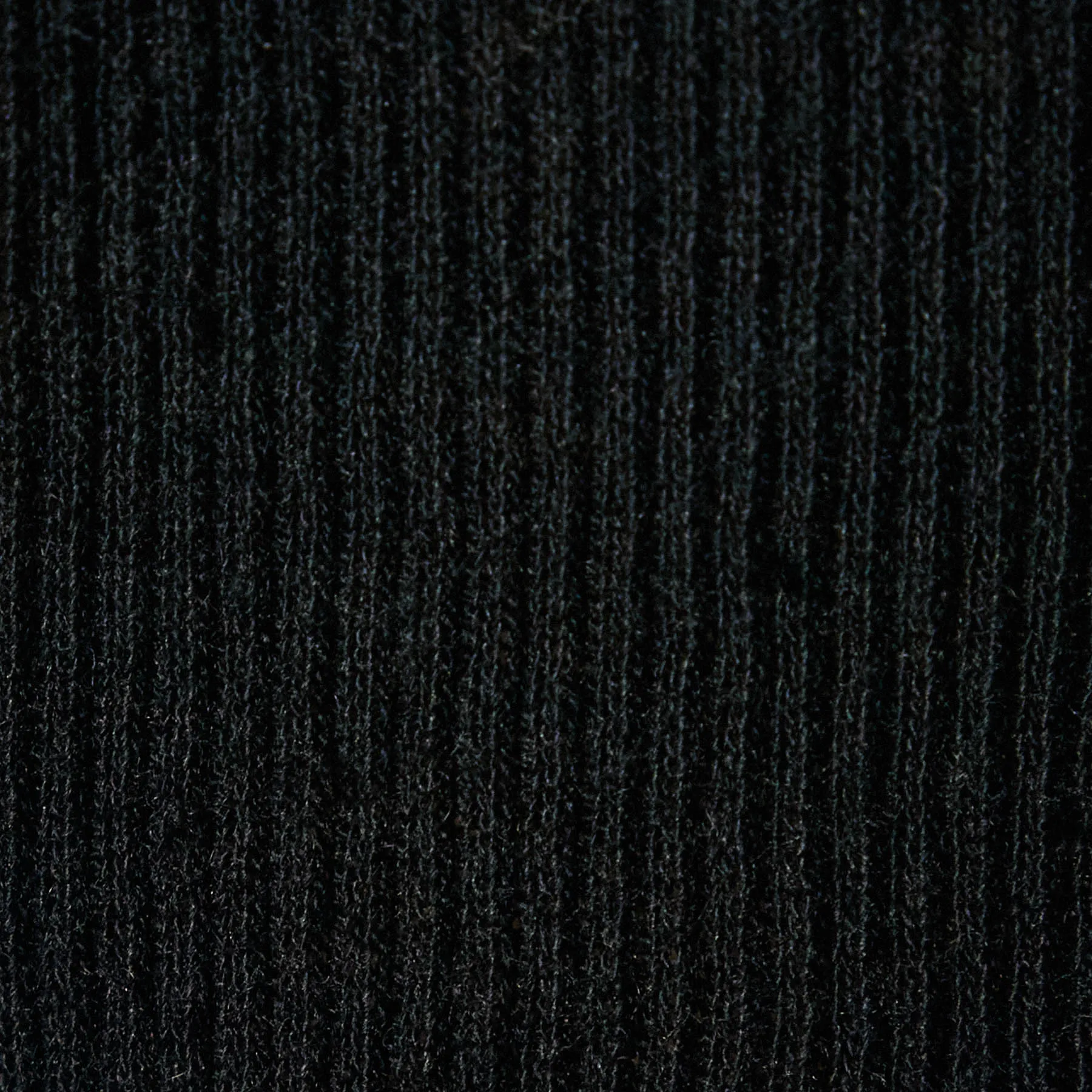 Cotton Cashmere Ribbed Racer Back Tank - Black