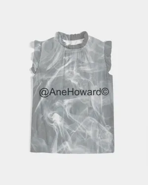 Dark Smoke Women's Ruffle Sleeve Top