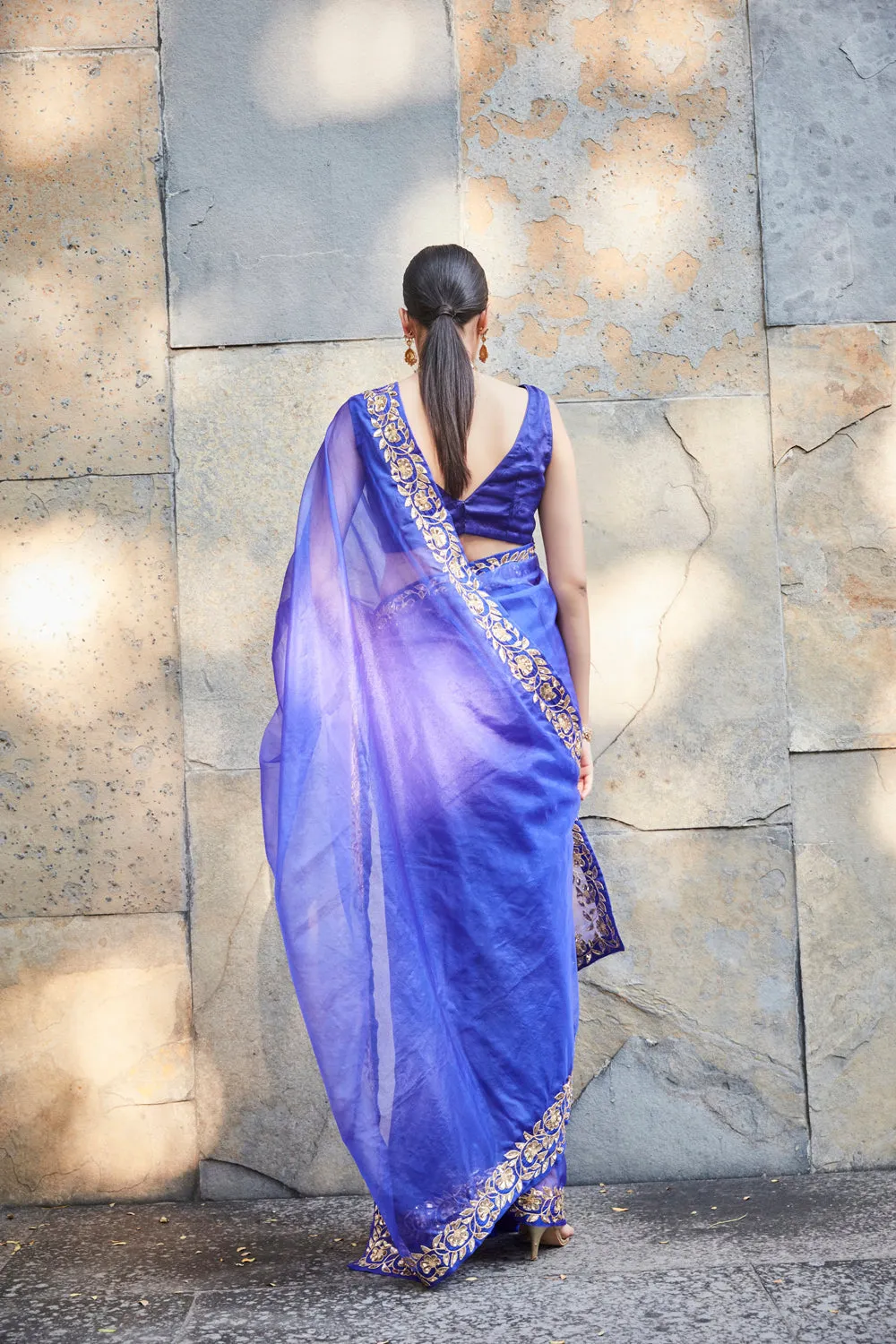 Deep Purple Saree