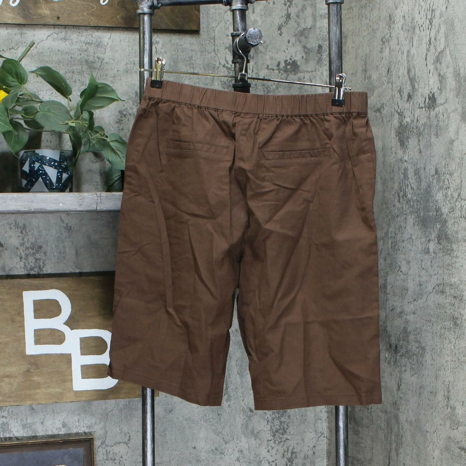 Denim & Co. Women's Linen Blend Pull-On Bermuda Shorts