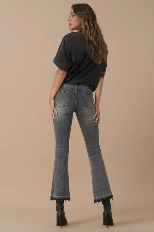 Denim Lab USA High Rise Crop Boot Denim Pants