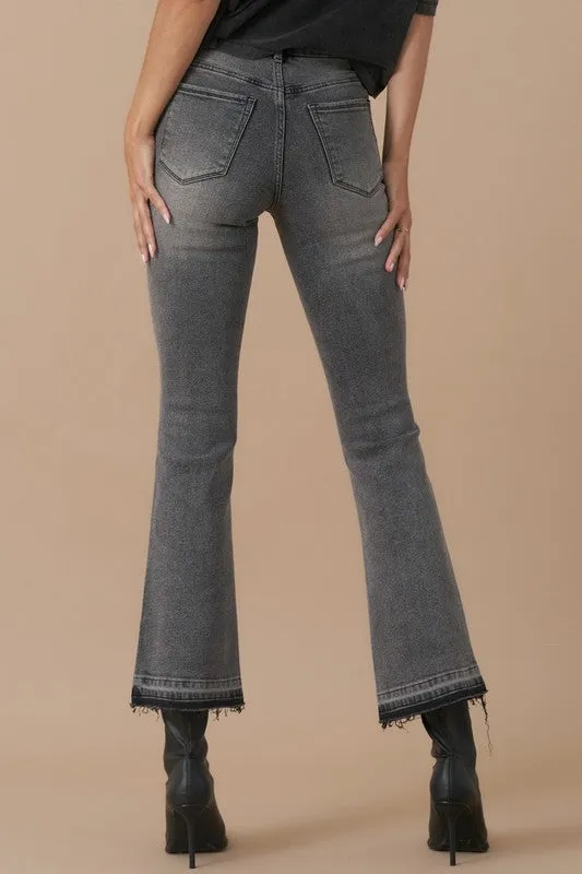 Denim Lab USA High Rise Crop Boot Denim Pants