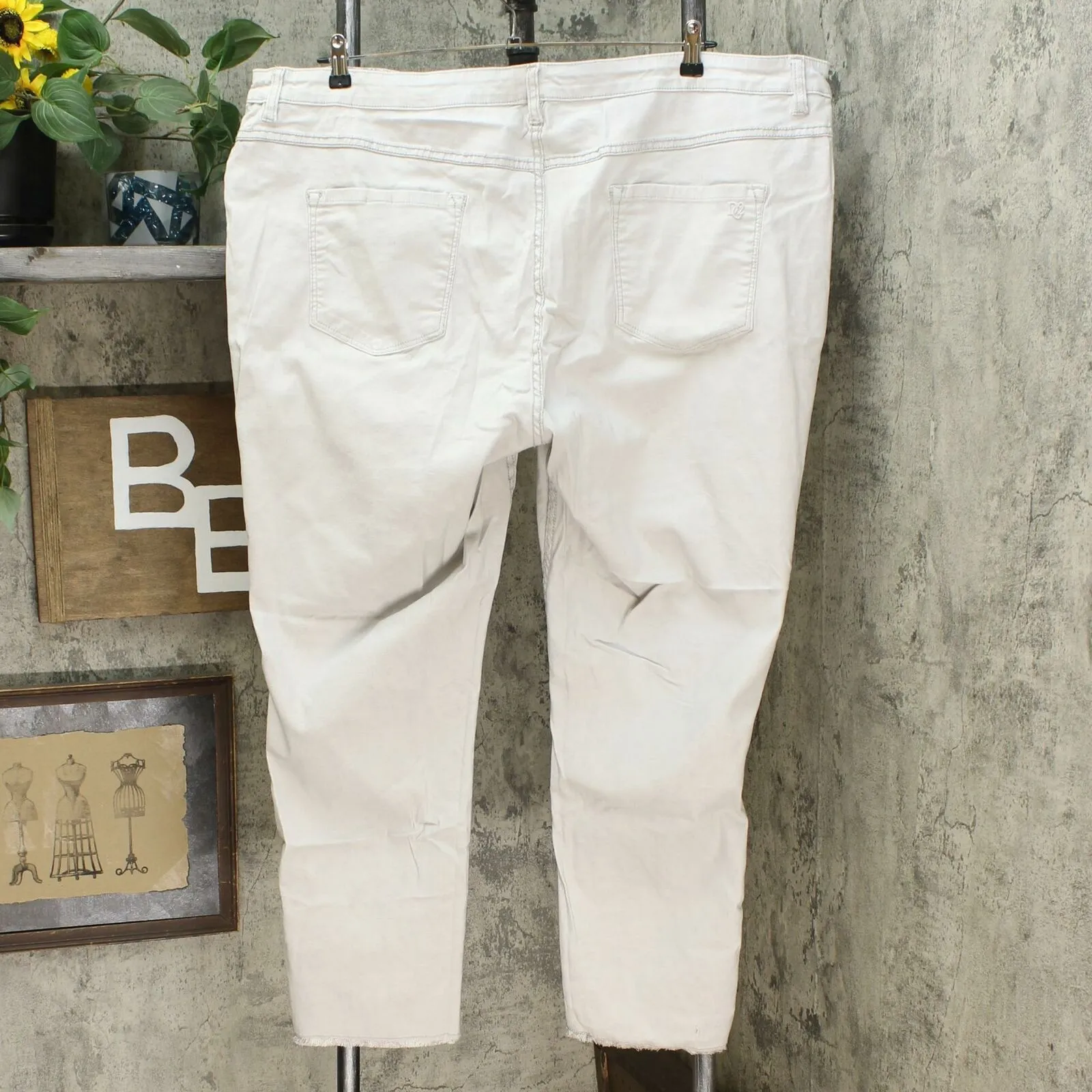 DG2 by Diane Gilman Women's Plus Size Reversible Pull On Skinny Jeans