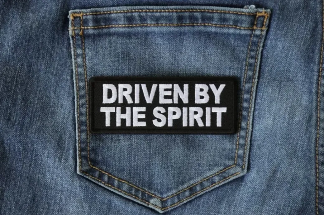 Driven by The Spirit Patch - 4x1.5 inch