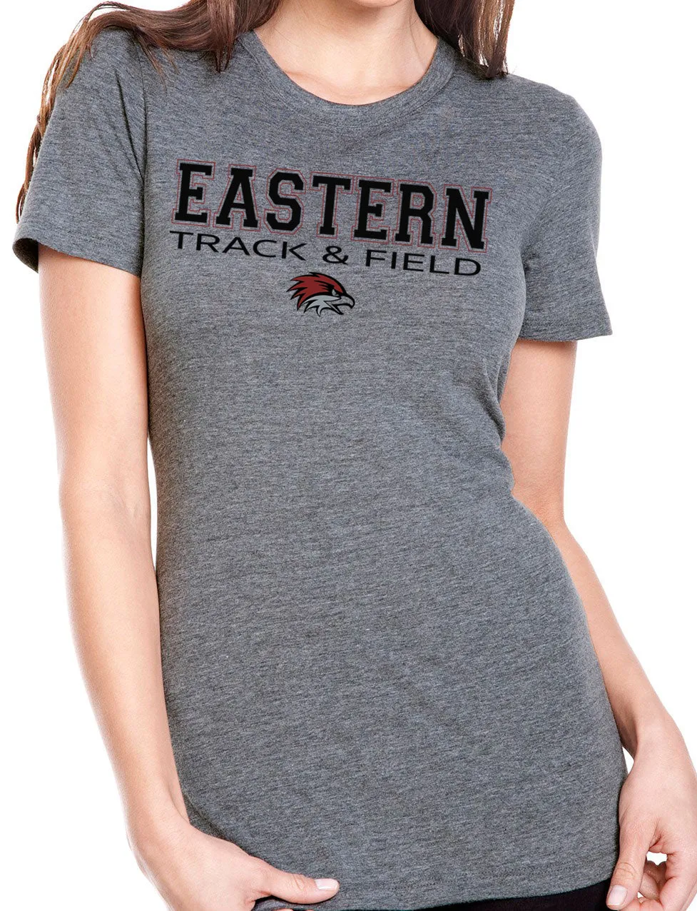 EASTERN TRACK & FIELD HAWK HEAD Women's Tri-Blend Short Sleeve