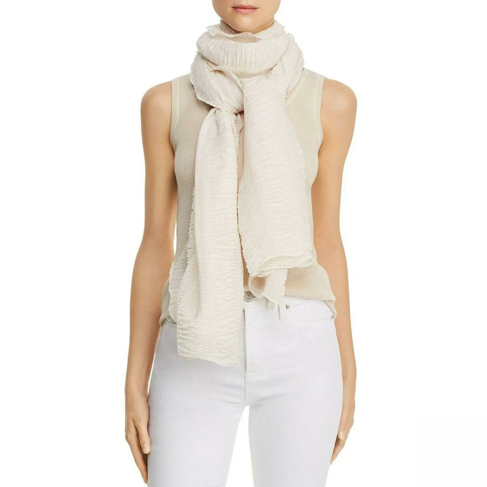 Echo Women's Pleated Ruffle Scarf