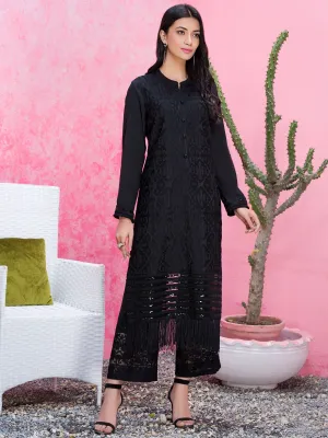 Embroidered Raw Silk Shirt | Lime Light Women Eid Collection 2023