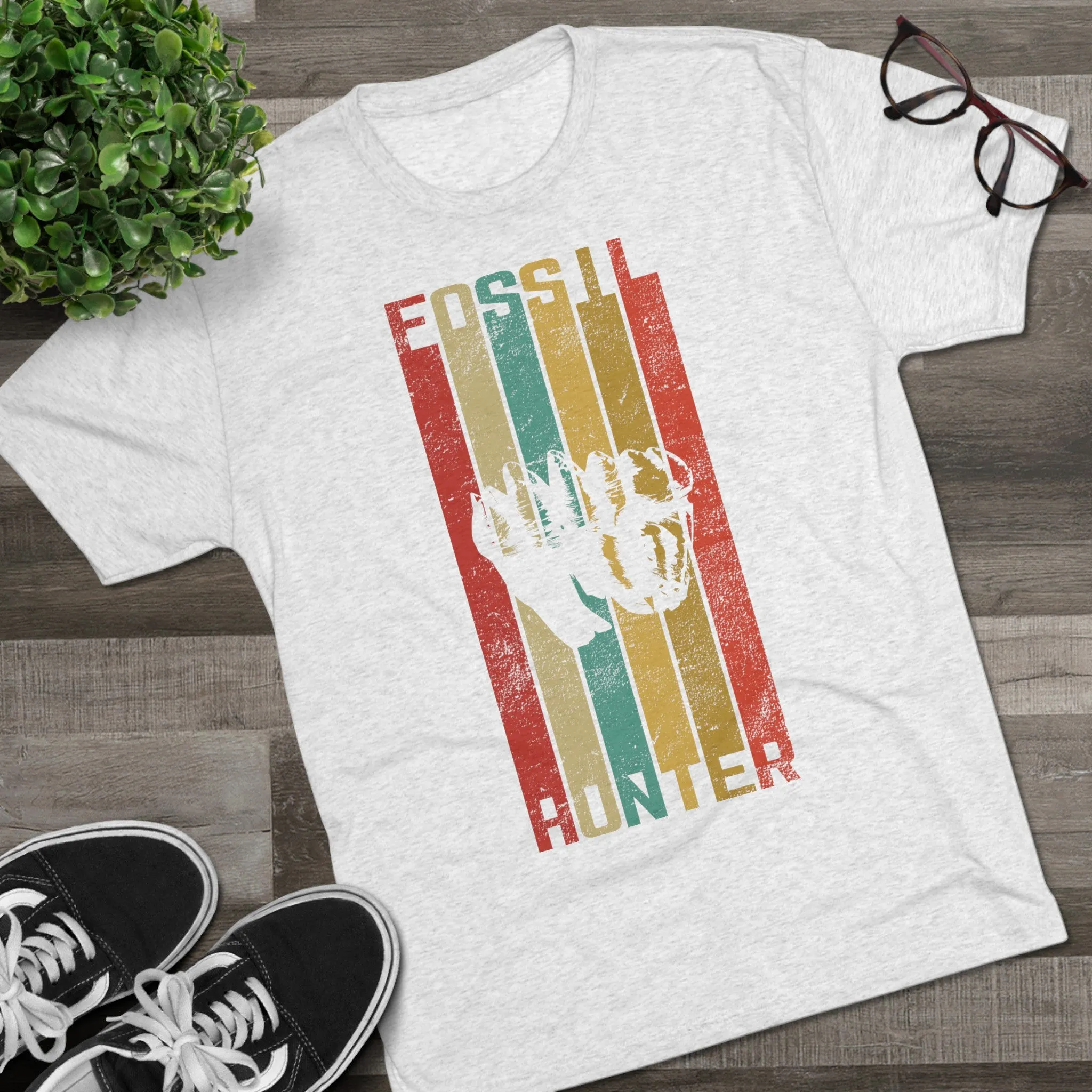 Fossil Hunter Mastodon - Tri-Blend