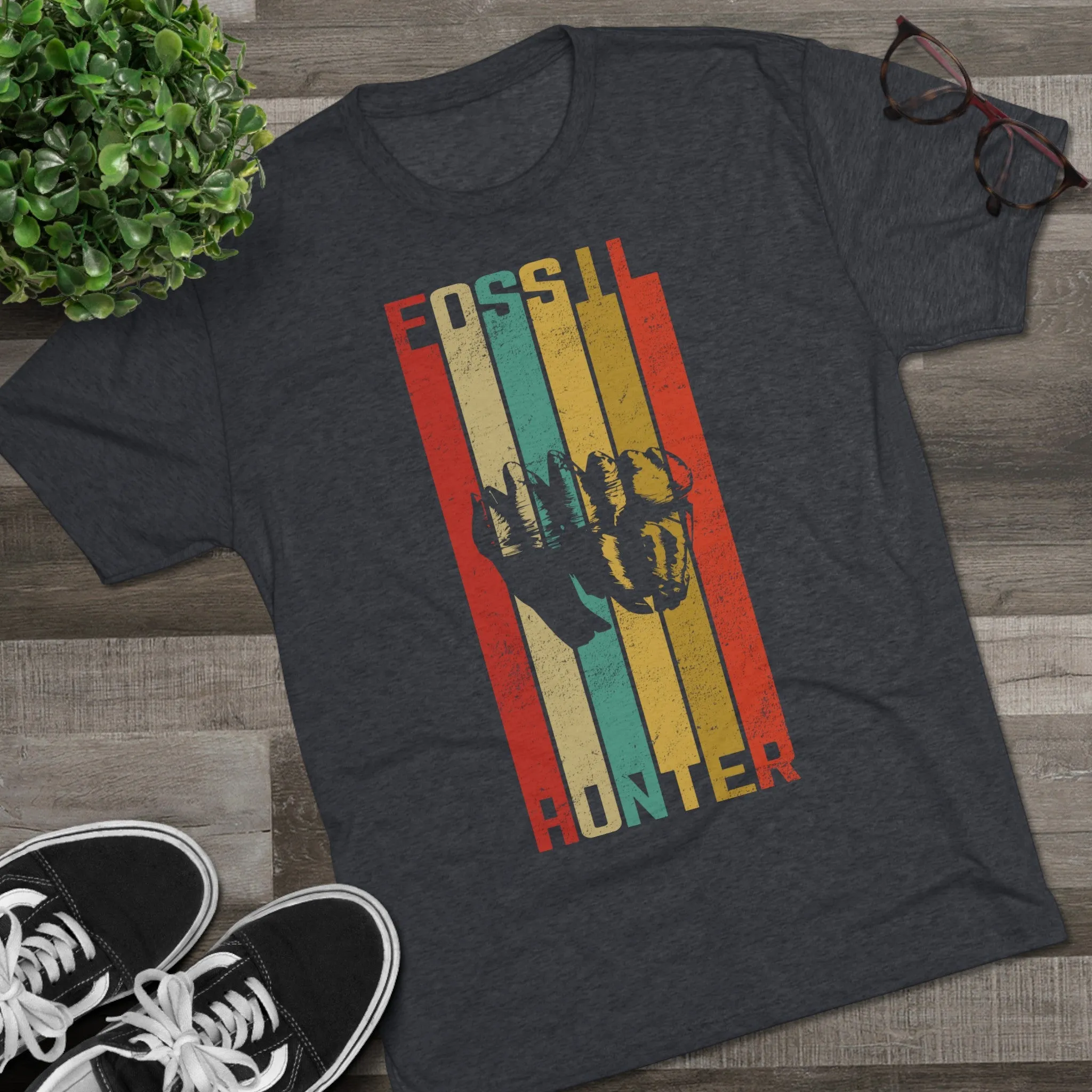 Fossil Hunter Mastodon - Tri-Blend
