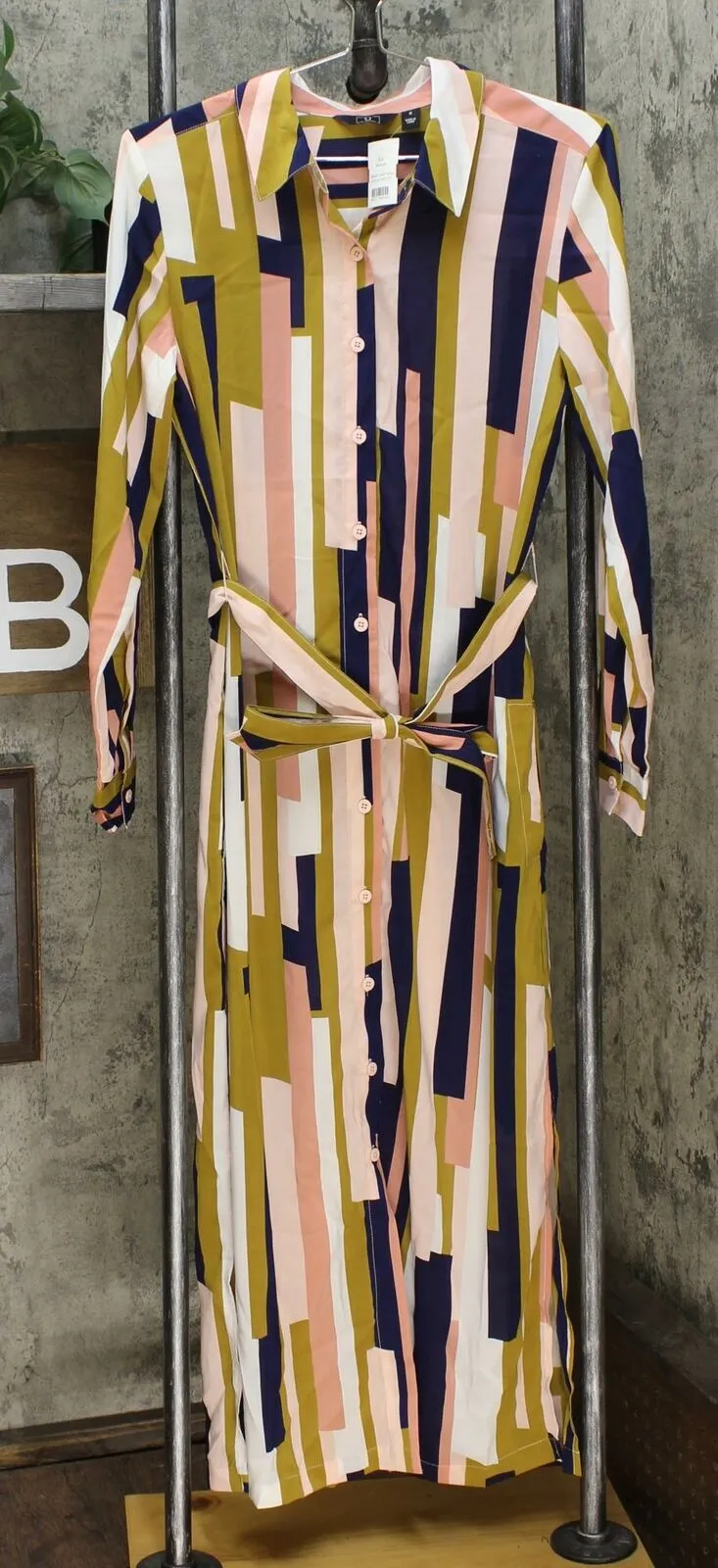 G by Giuliana Women's Button-Down Duster Shirt Dress