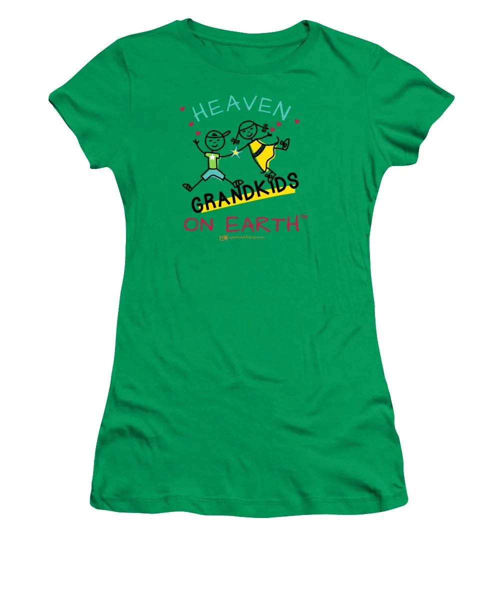 Grandkids Heaven on Earth - Women's T-Shirt