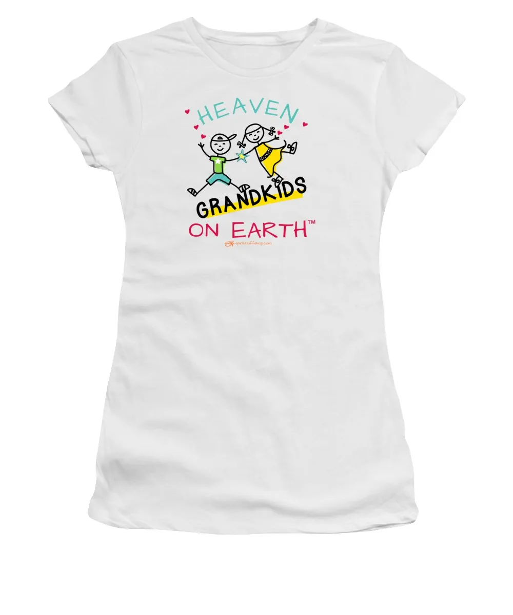 Grandkids Heaven on Earth - Women's T-Shirt