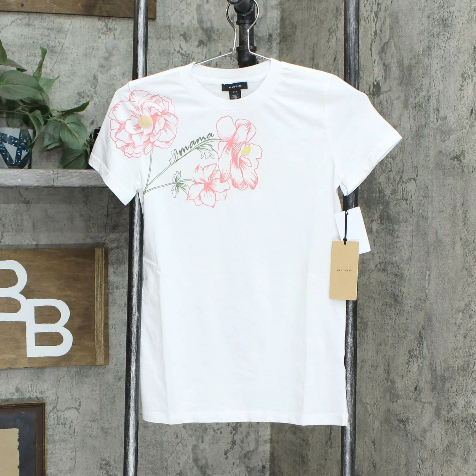 Halogen Women's Mama Floral Graphic T-Shirt