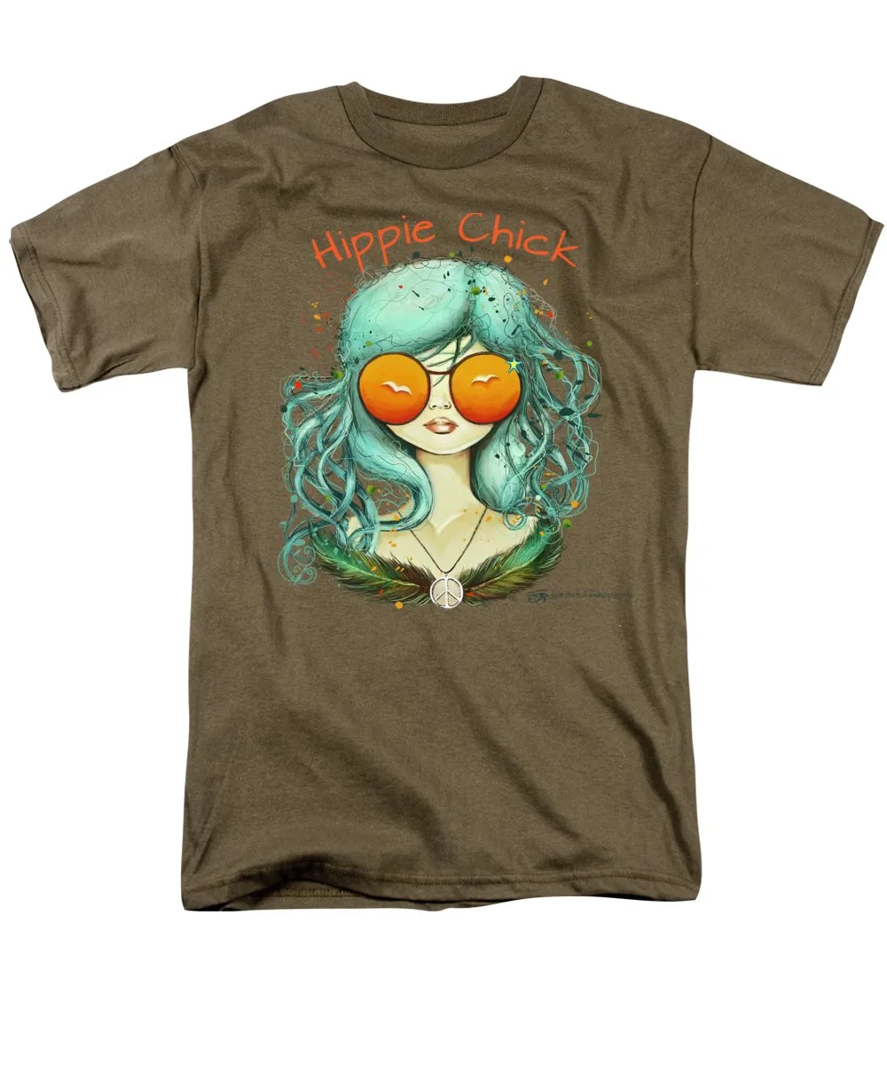 Hippie Chick - Men's T-Shirt  (Regular Fit)
