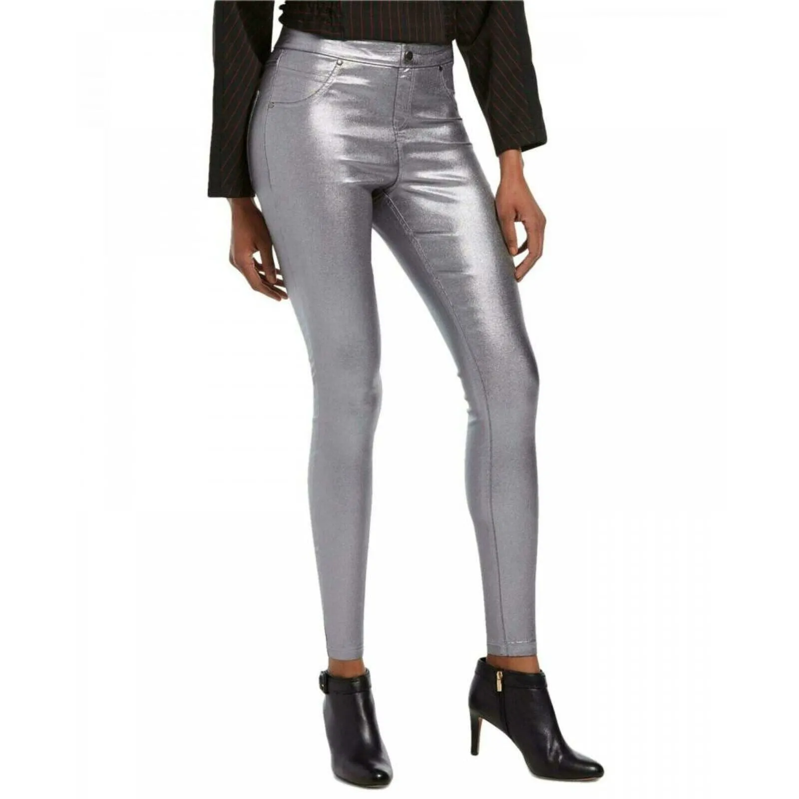 HUE Women's Iridescent Denim Leggings. U19826H