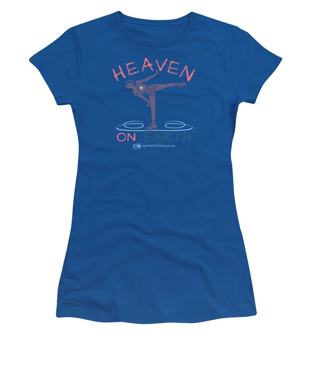 Ice Skater Heaven on Earth - Women's T-Shirt