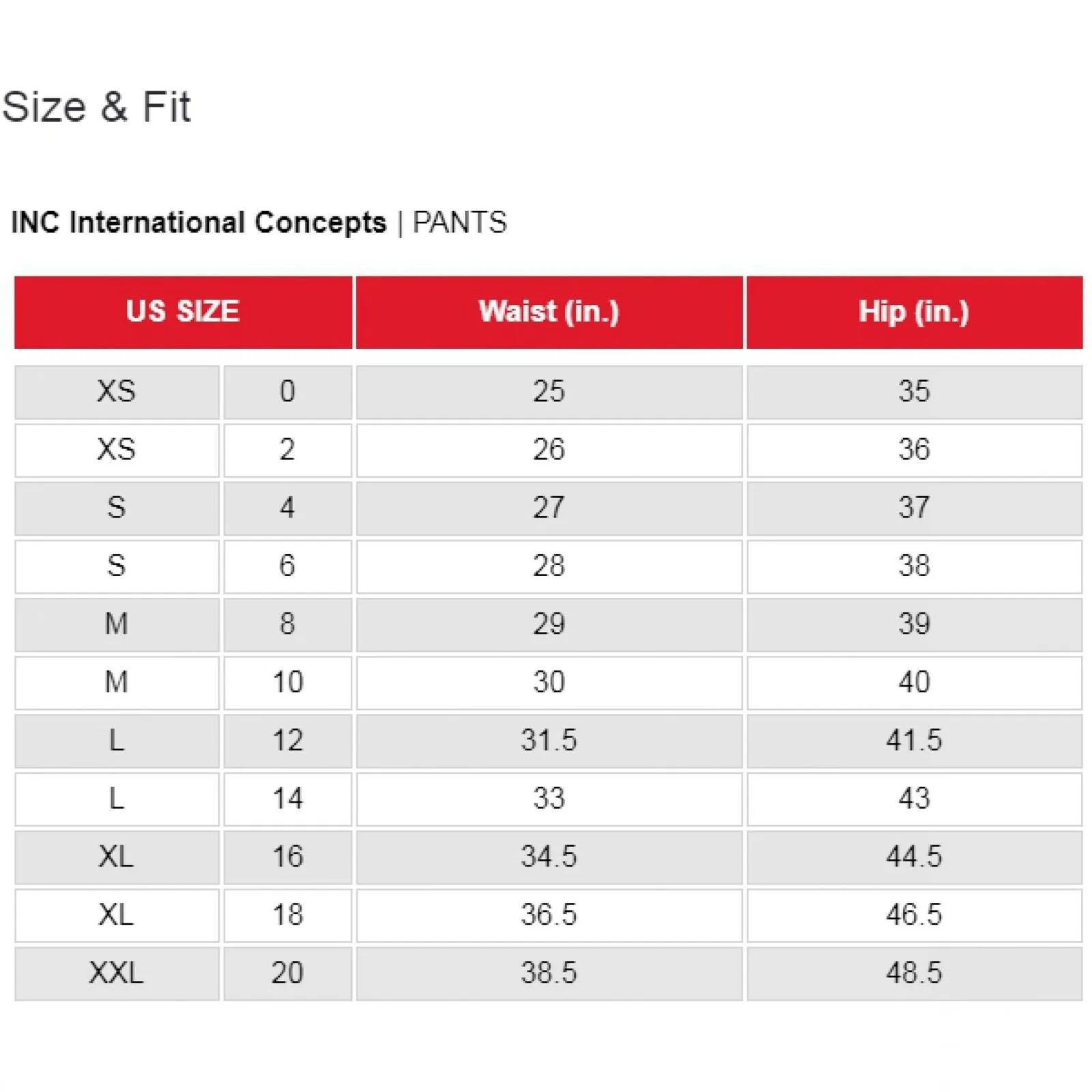 INC International Concepts Women's Shaping Leggings Pants