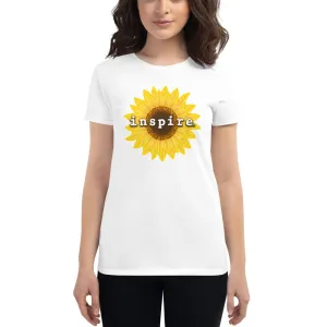 inspire Sunflower Women's Short Sleeve T-shirt
