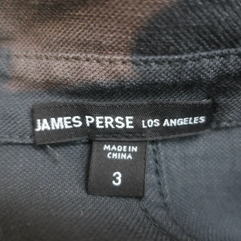 James Perse Jumpsuit Gray Viscose-Linen Size 3