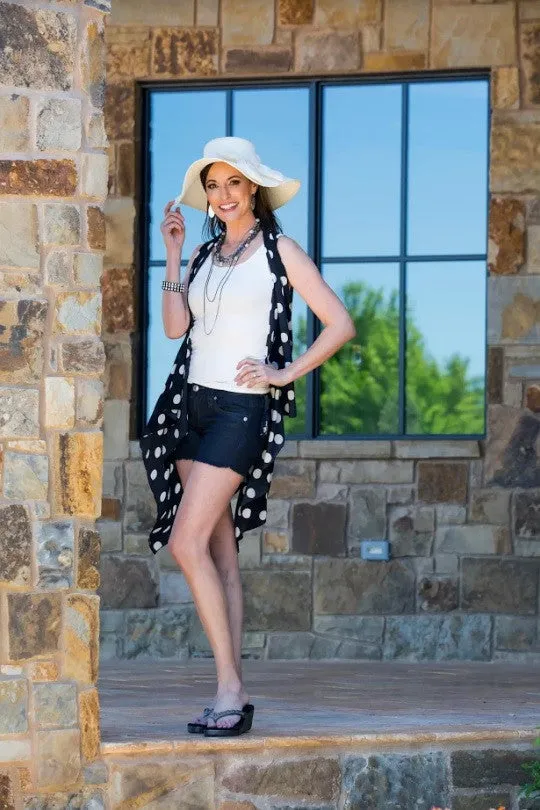 Janice | Polka Dot Vest