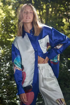 Joe Shirt In Cloud Neelam/Papillon