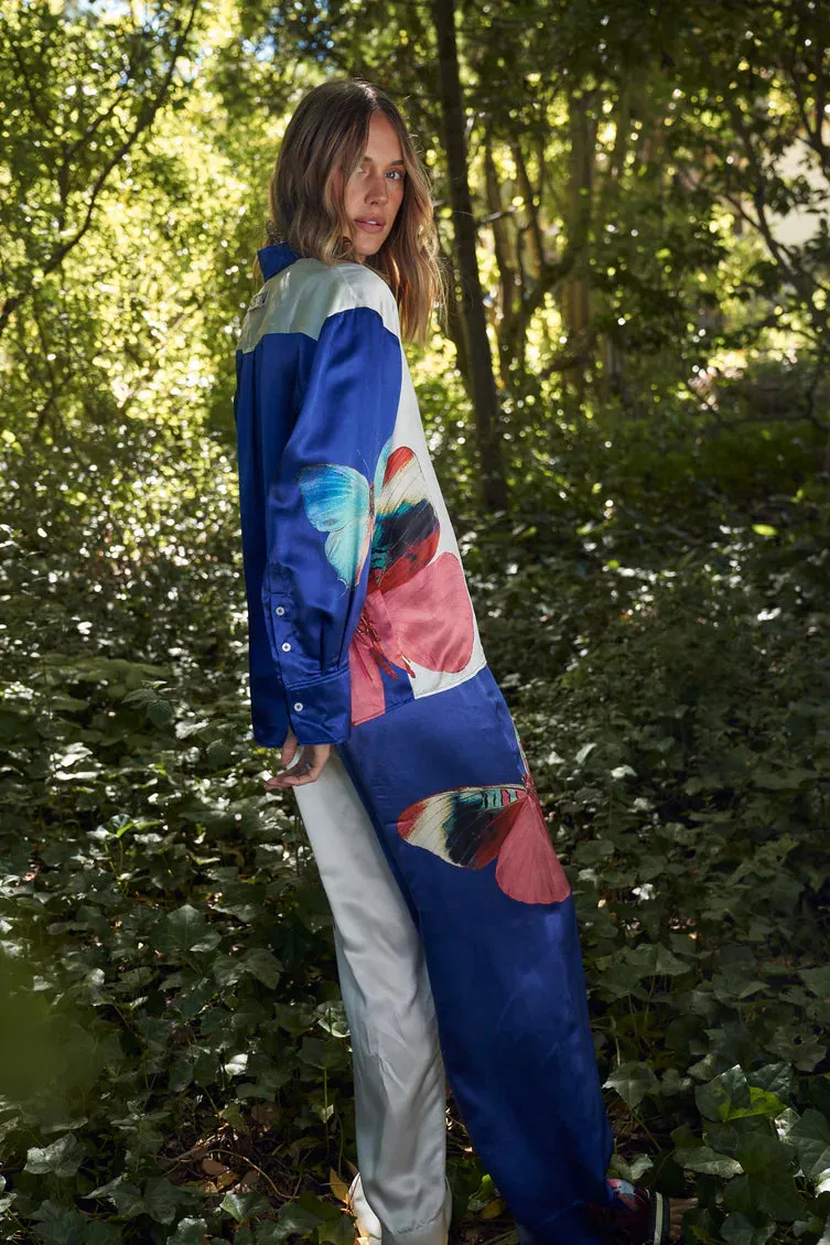 Joe Shirt In Cloud Neelam/Papillon