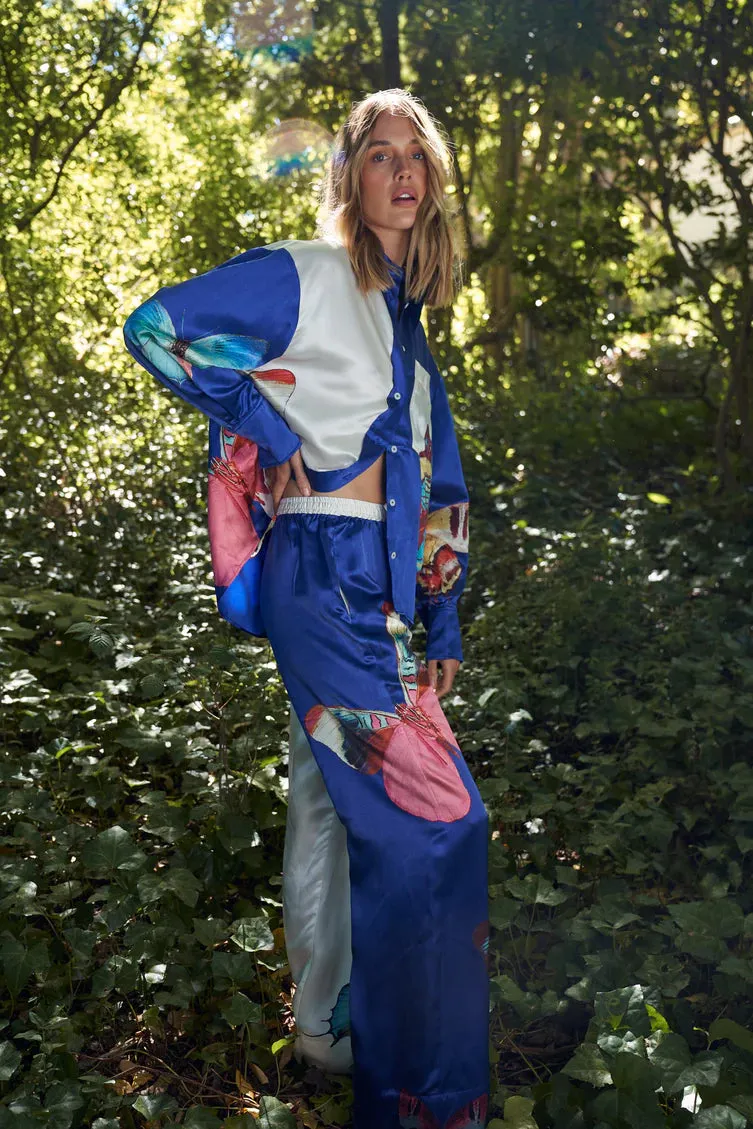Joe Shirt In Cloud Neelam/Papillon